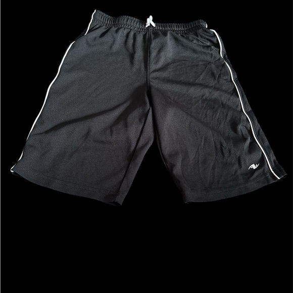 Kids Black Athletic Shorts - Picture 1 of 9